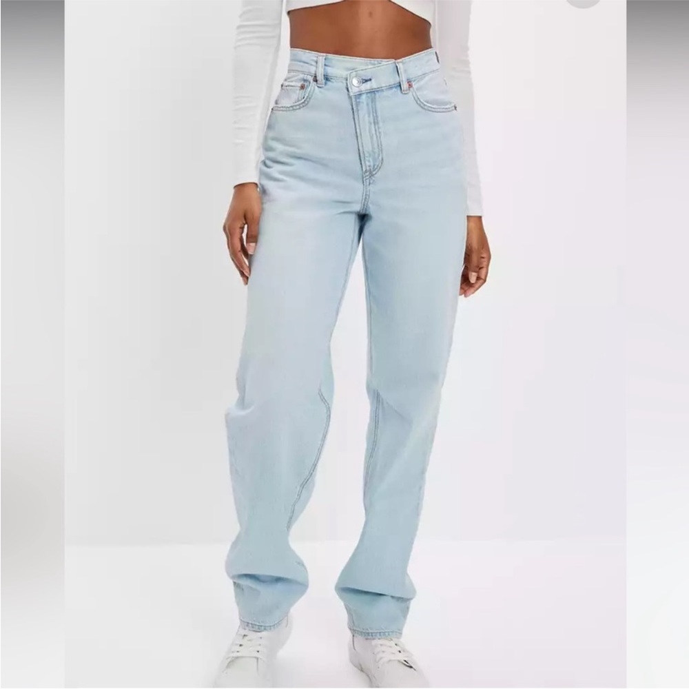 AE Strigid Highest Waist Crossover Baggy Straight Jean